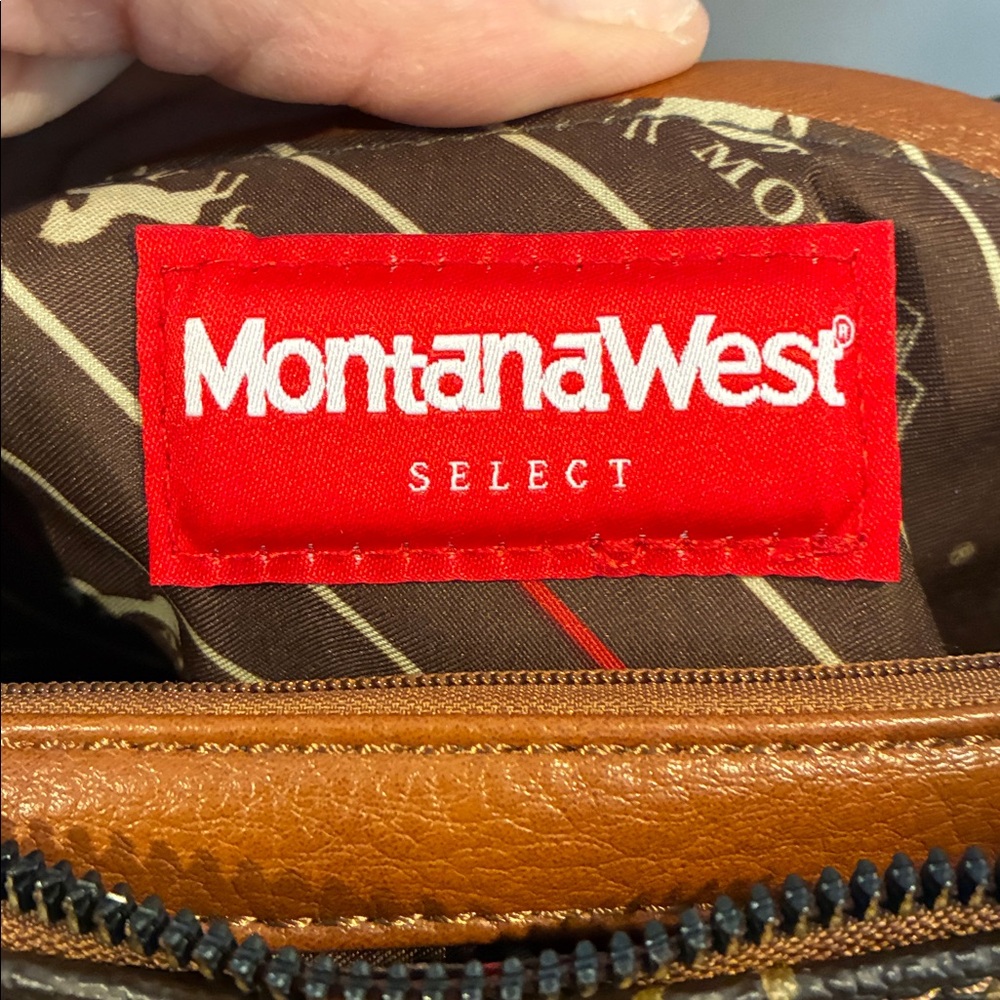 Montana West Tan and brown Bag with Gold Accents - Picture 7 of 9